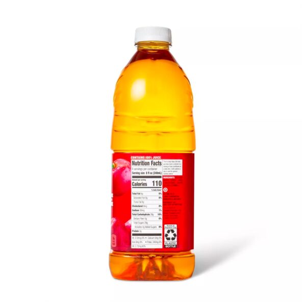 100% Apple Juice - 64 fl oz Bottle - 图片 2