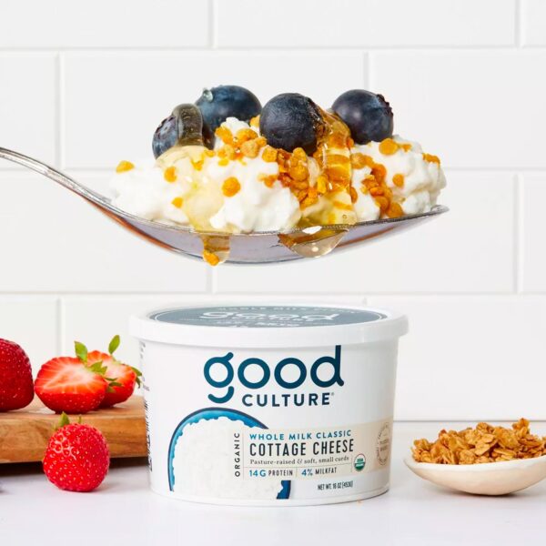 Good Culture Organic Whole Milk Classic Cottage Cheese - 16oz - 图片 2