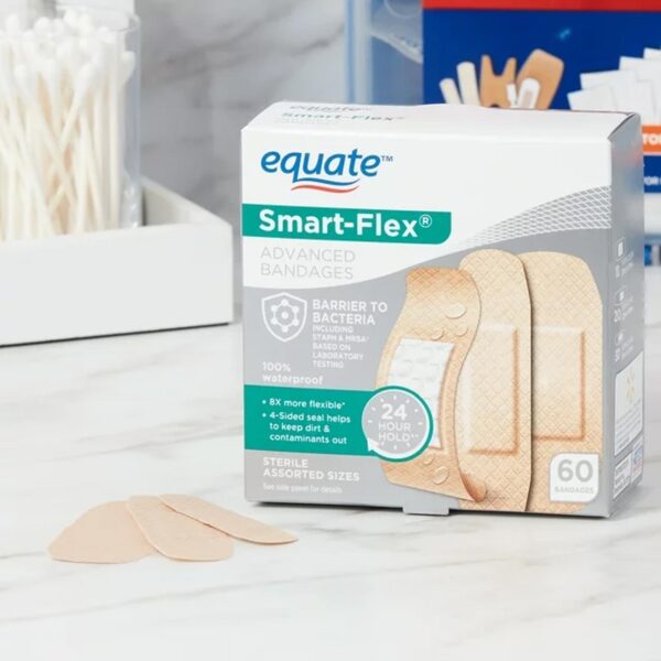 Equate Smart-Flex Advanced Bandages, 60 Count - 图片 2