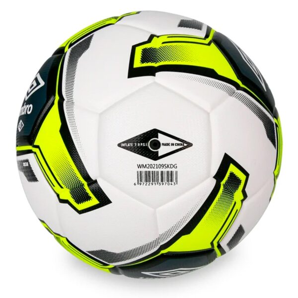 Umbro Tristar Size 4 Youth and Beginner Soccer Ball, White_Black_Yellow - 图片 2