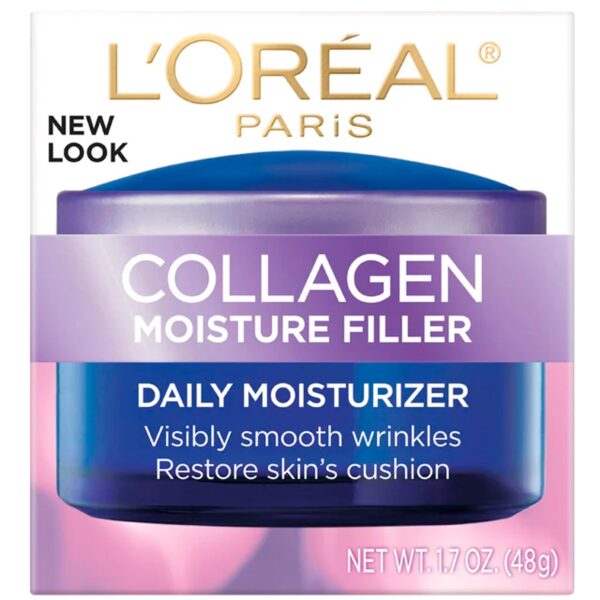 L'Oreal Paris Collagen Moisture Filler Day Night Cream, 1.7 oz - 图片 2