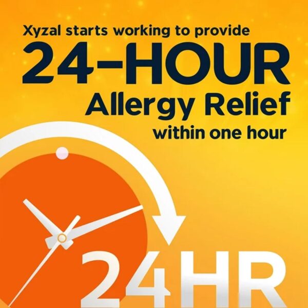 Xyzal Allergy Tablets 24-Hour Allergy Relief, Original Prescription Strength, 55 Ct - 图片 2
