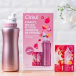 Cirkul 32oz Rose Gold Stainless Steel Water Bottle Starter Kit with Rose Gold Lid and 2 Flavor Cartridges - 图片 3